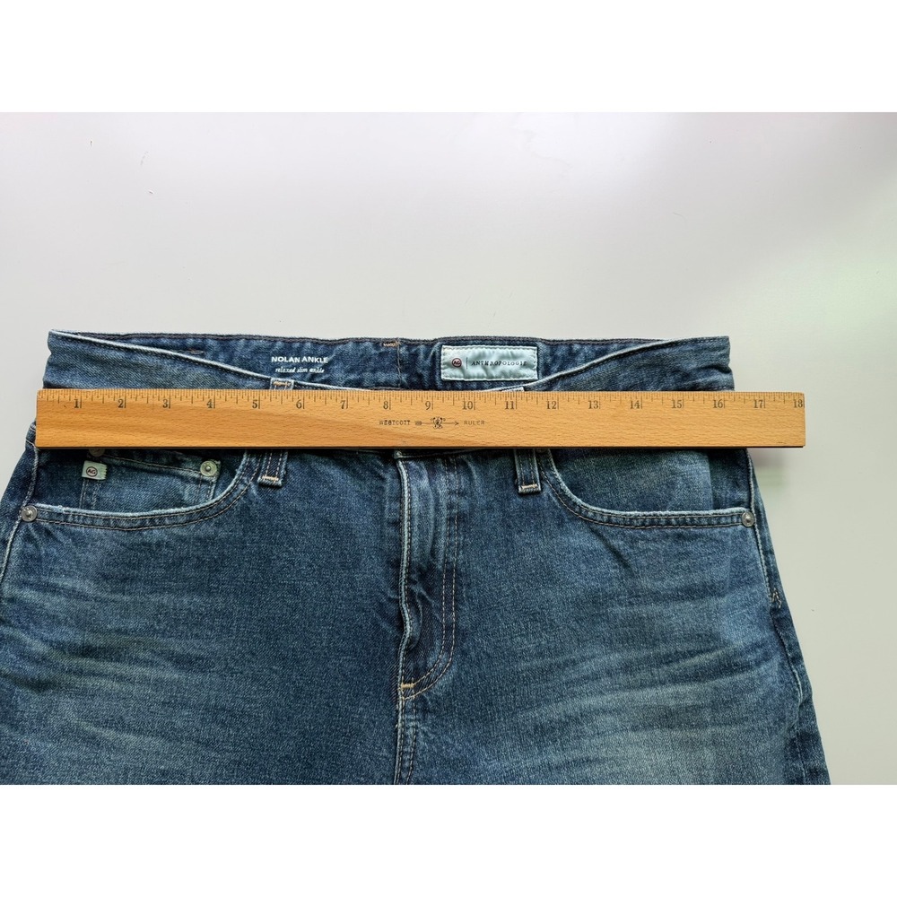 AG Adriano Goldschmied Nolan Ankle Jeans Womens 29R Medium Wash‎ Straight Leg - Picture 3 of 12